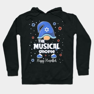 Funny The Musical Gnome Hanukkah Matching Family Hoodie